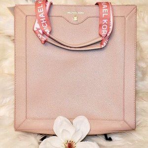 Michael Kors Light Pink Faux Leather Women's Tote